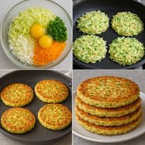 Tortitas saludables de calabacita